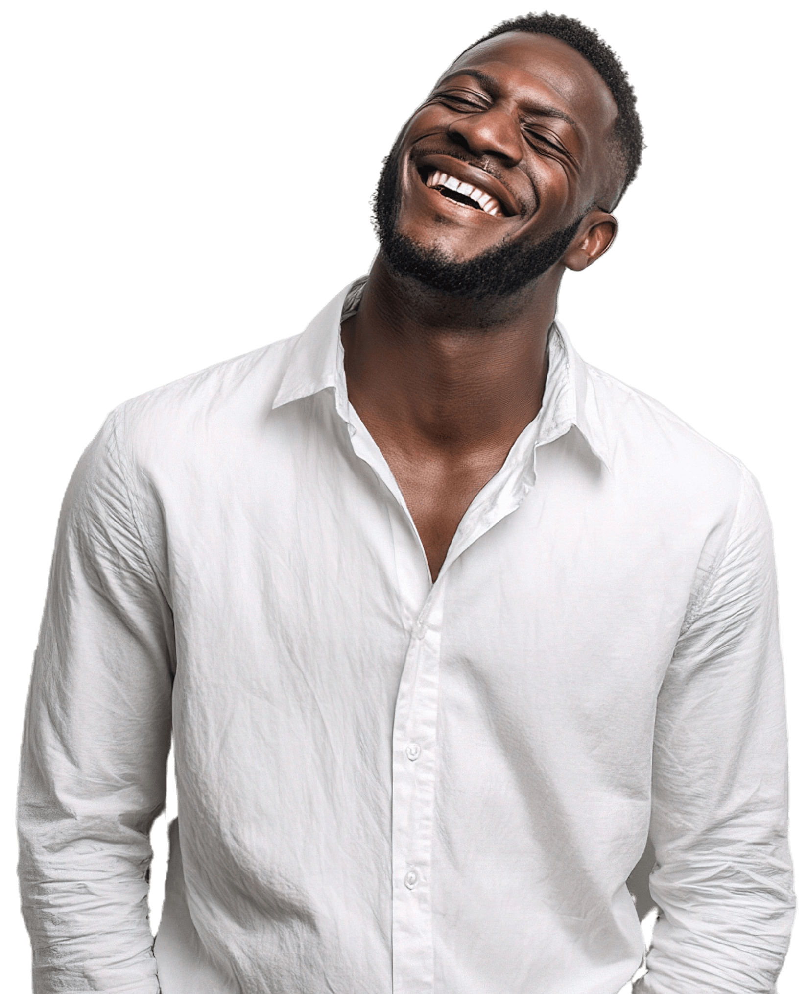 Smiling man — Telegenix patient