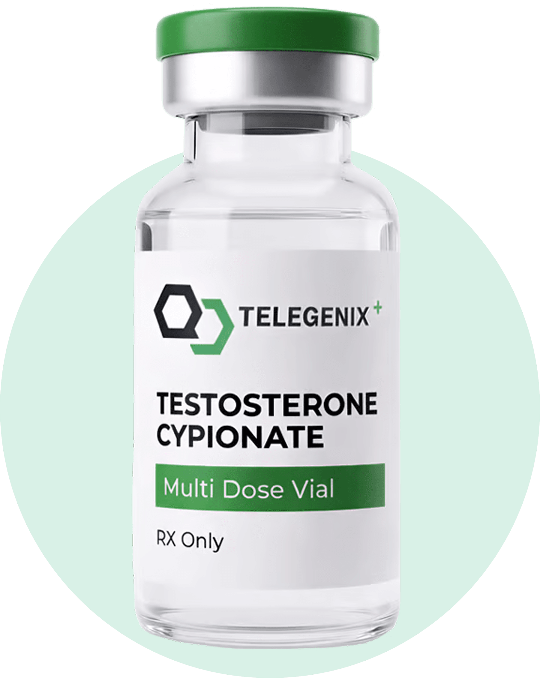 Telegenix Testosterone Cypionate vial