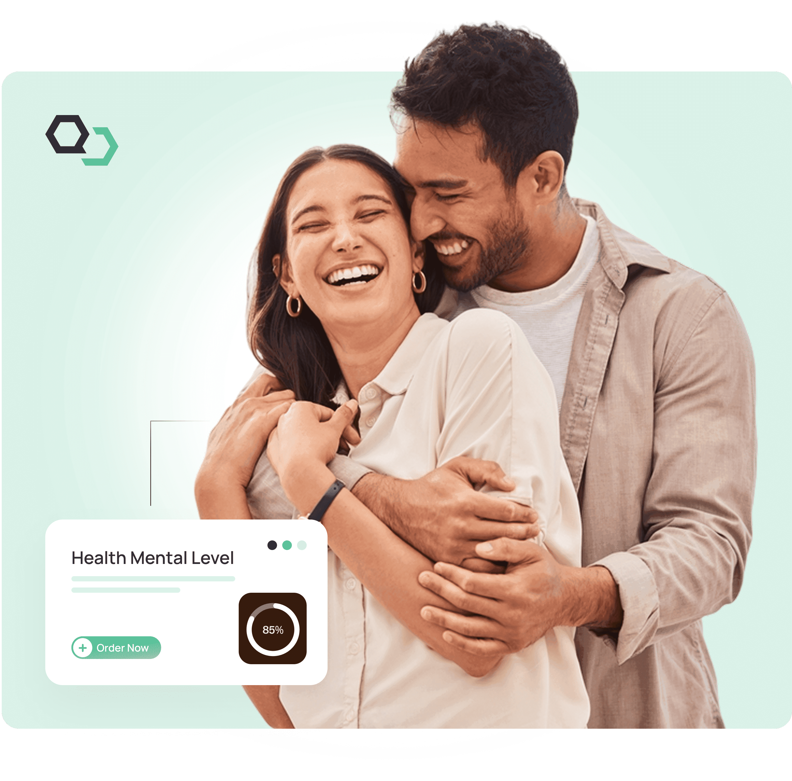 Couple enjoying intimate connection